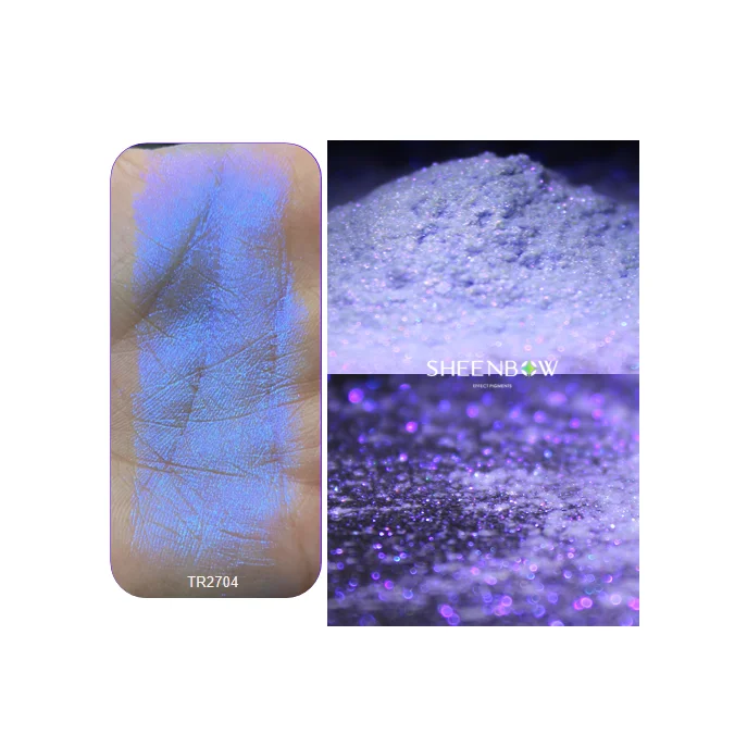Sheenbow Candy Aurora Pigment Iridescent Chameleon Eyeshadow Pigment powder Loose Glitter Makeup
