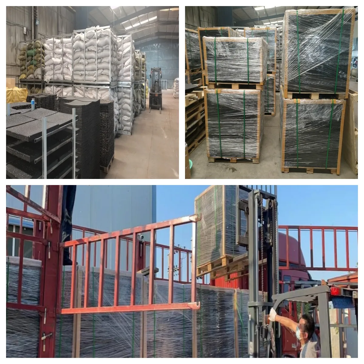 High Density Interlocking Gym safe floor indoor pvc vinyl ballet studio dance room flooring composite rubber tile