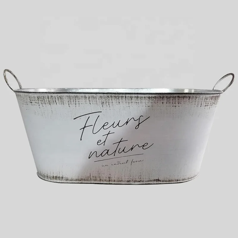 Подвесной горшок из оцинкованной стали металлические цветочные горшки и кастрюли украшение для дома балкона сада кофейни улицы помещения