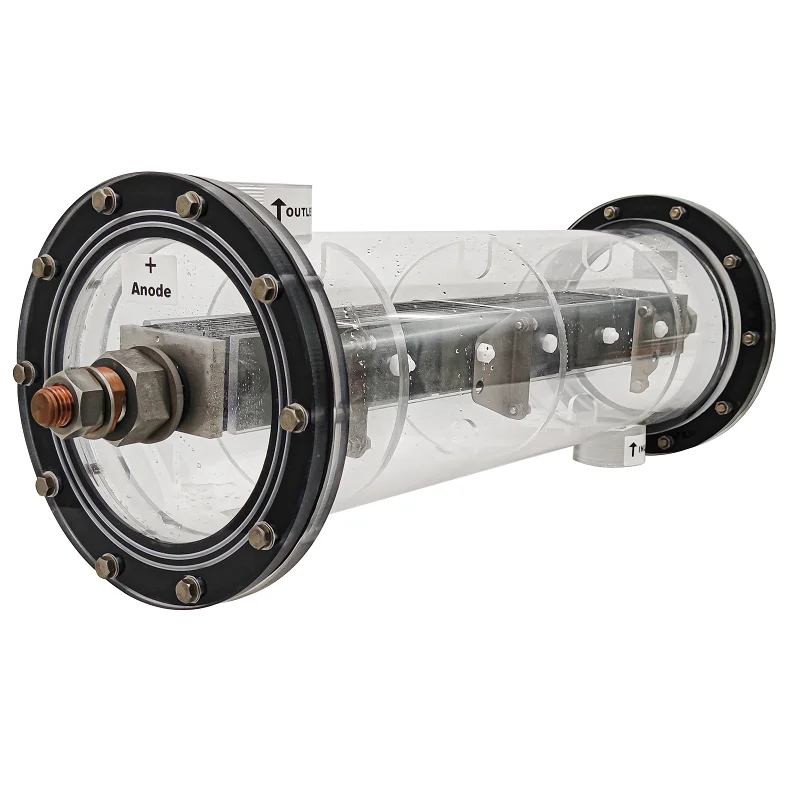 Titanium Base Brine Electrolyzer Salt Water Electrolyzer Sodium Hypochlorite Generator Electrolysis Electrode Electrolytic Cell