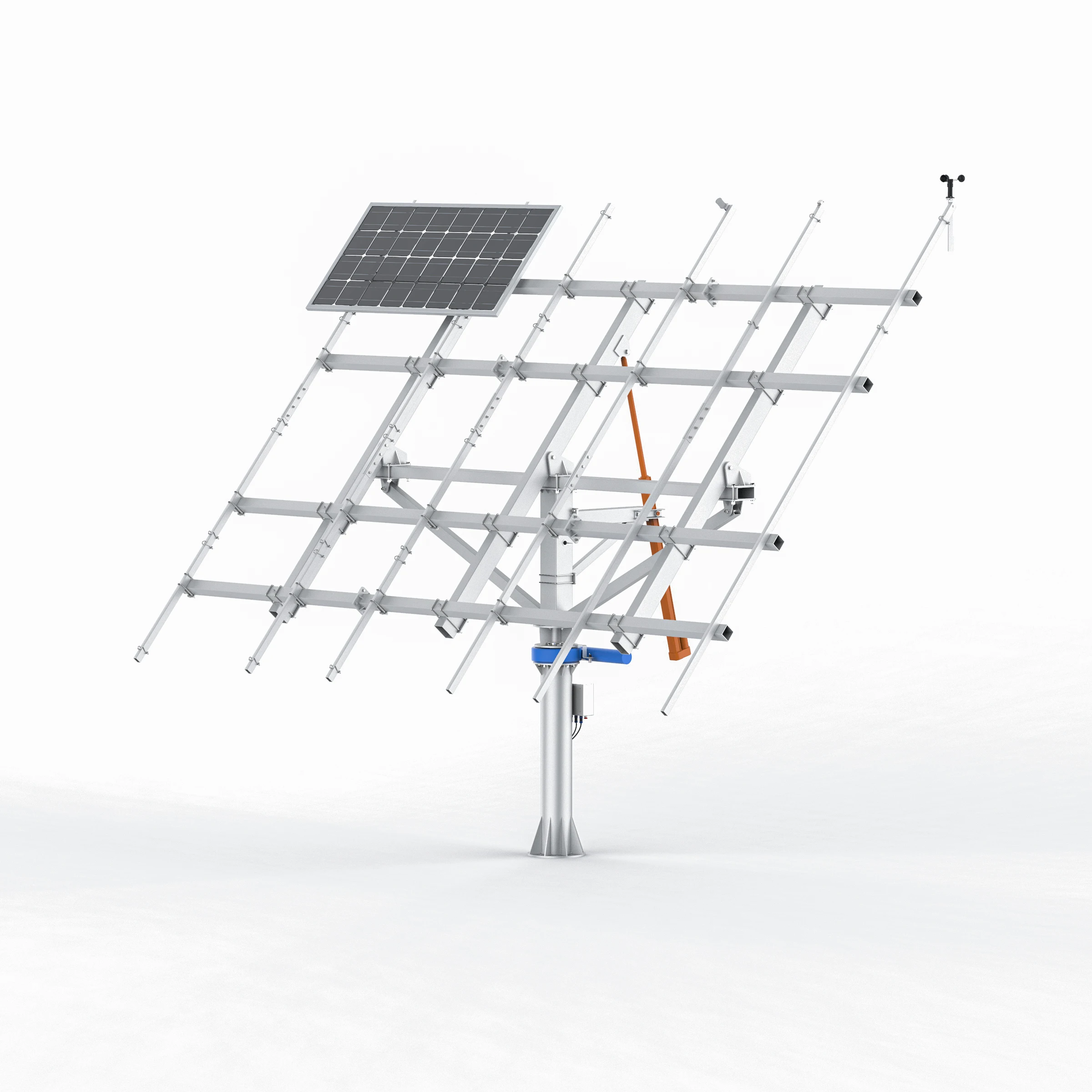 Huayue solar tracker-8KW HYS-15PV-78-LSD Service-oriented Good service dual axis solar tracker gps