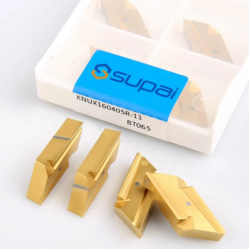SUPAL Coating Turning Carbide Insert Cutter PVD Knux160405R 160405L 160405 160405R11 Cutting Inserts For Lathe
