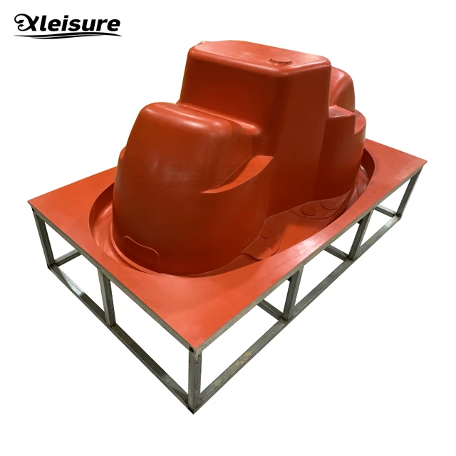 professional oval gel-coat spa hot tub mold (male mold) spa massage bathtub with two seats design bathtub mould