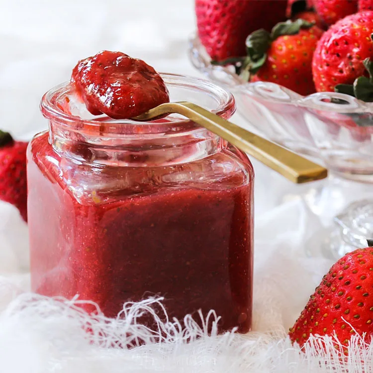 High Quality Fruit Jam Strawberry Puree Manufacturer Delicious taste