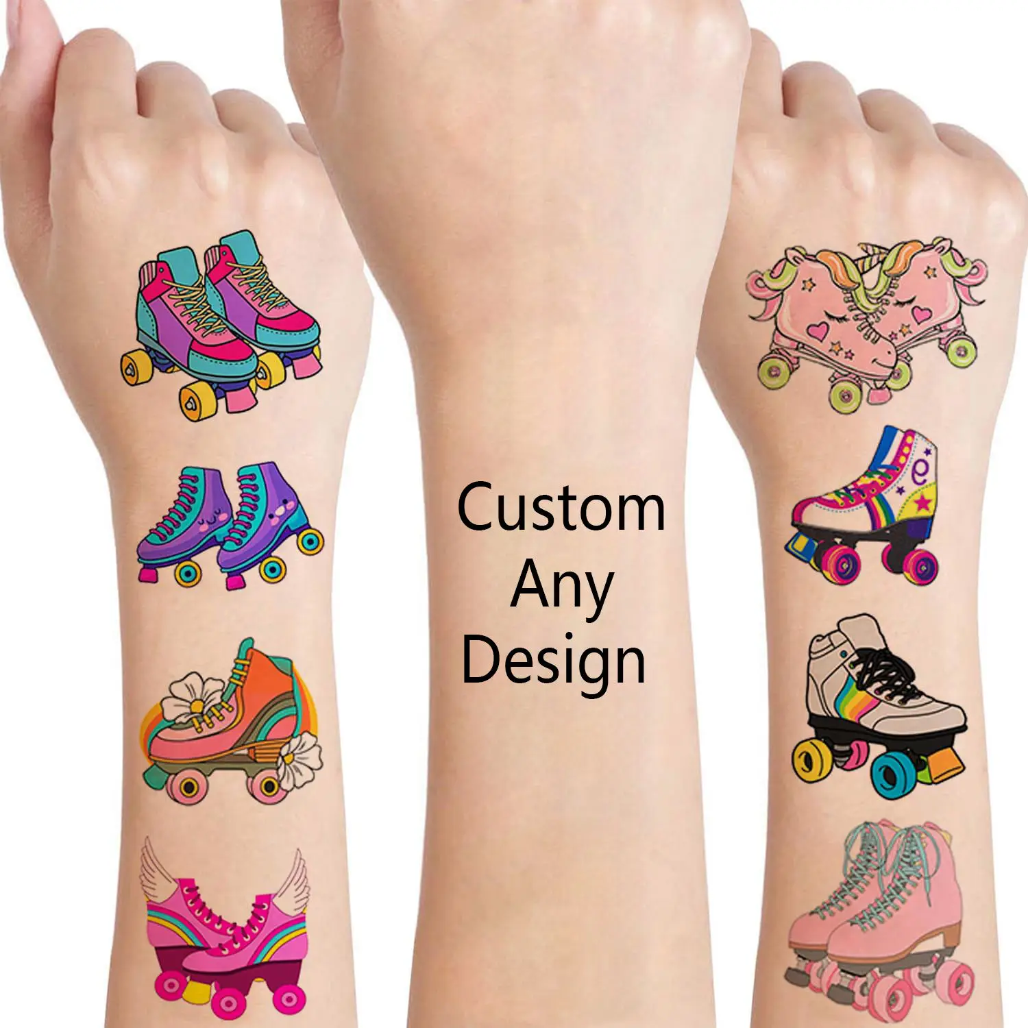 Custom Water Transfer Tatoo Kids Waterproof Temporary Tattoo Stickers