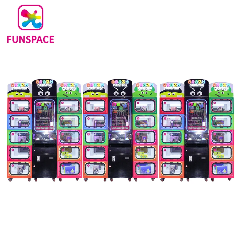 Funspace Amusement Coin Operated Arcade Toy Vending Mall Prize Redemption Games Machine For Figures Game Zone Playground