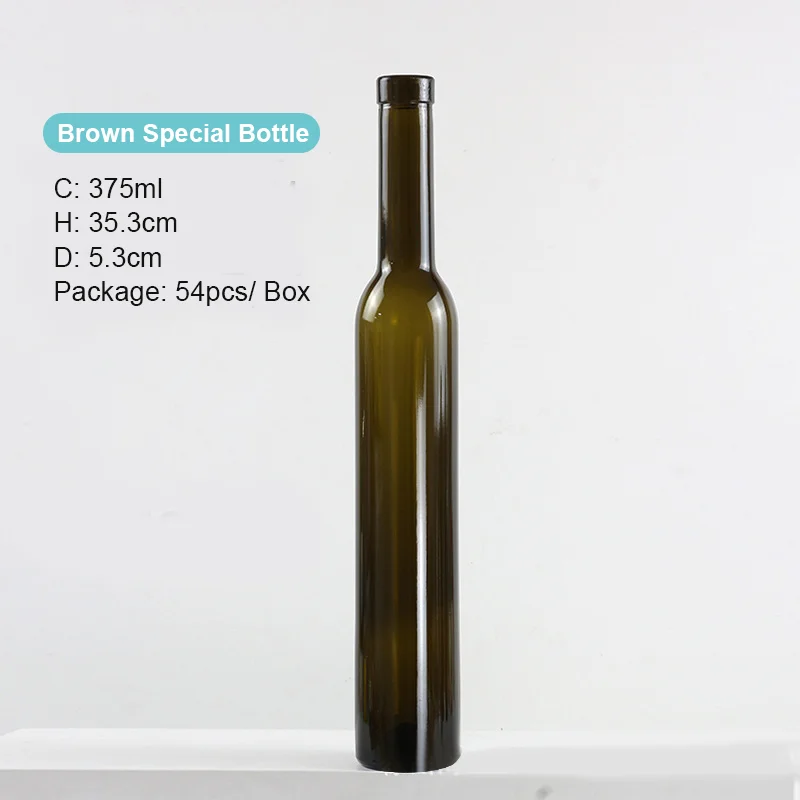 Wholesale Custom Empty Liquor Glass Whiskey Wine Bottle 500Ml Glass Bottle For Wine Vodka Brandy Whiskey
