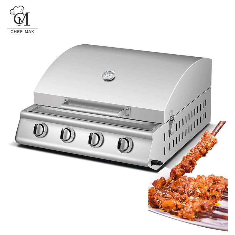 Chefmax 2021 г. новый дизайн уличная барбекю-гриль для барбекю машина из нержавеющей стали 304 холоднокатаная сталь людей Повседневная Поддержка 3-5