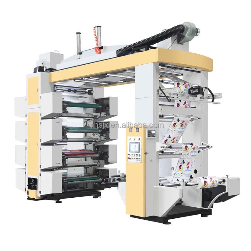 YT-41000 High Speed Stack Type Eight / 8 Colours Flexo Printing Machine