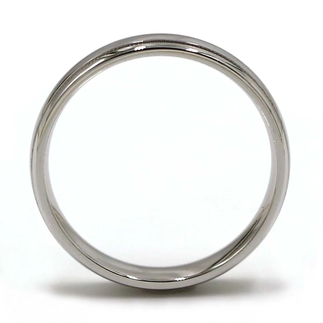 SR00184 wholesale simple plain high polished 925 sterling silver wedding ring with millgrain