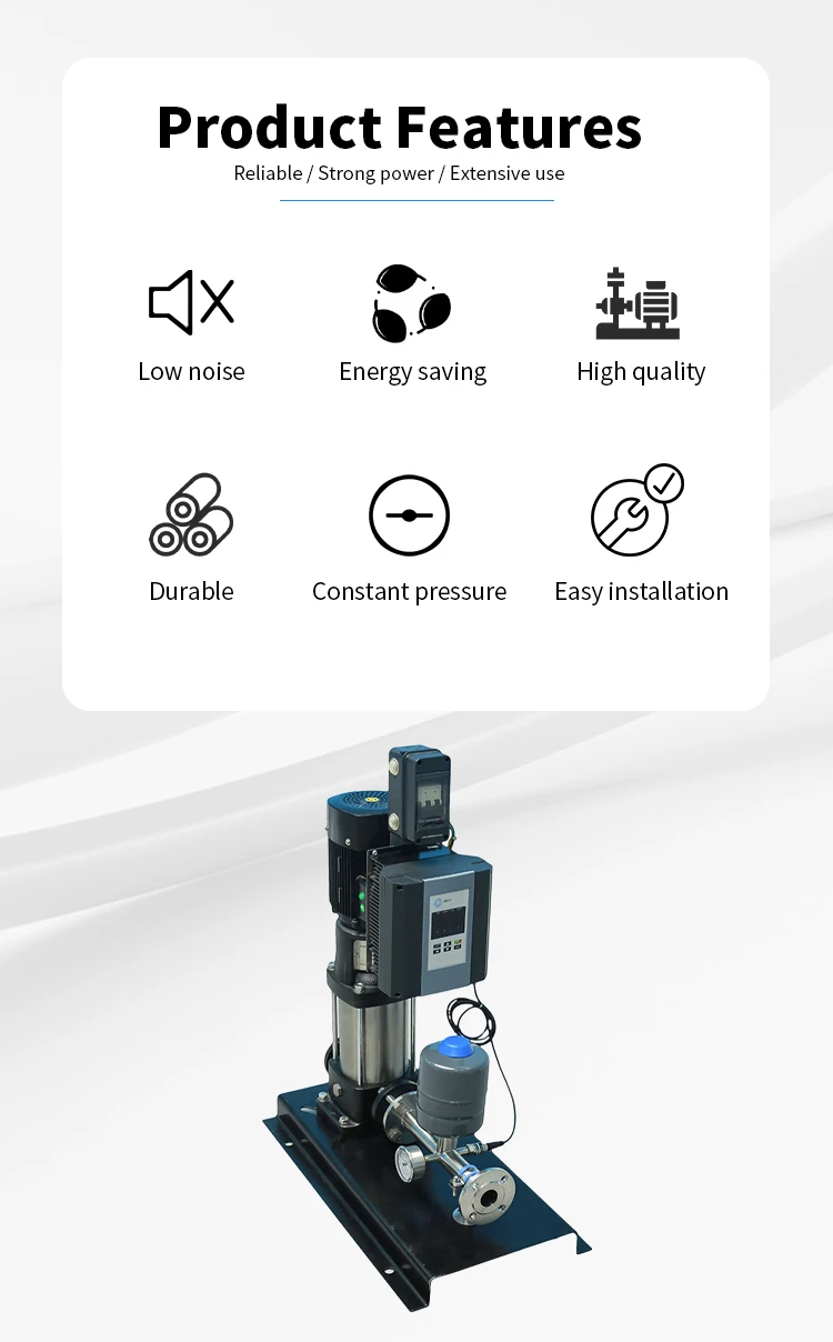 CDL Series high efficiency and energy saving multiple models Multistage Vertical Pipeline Centrifugal Water Pumps