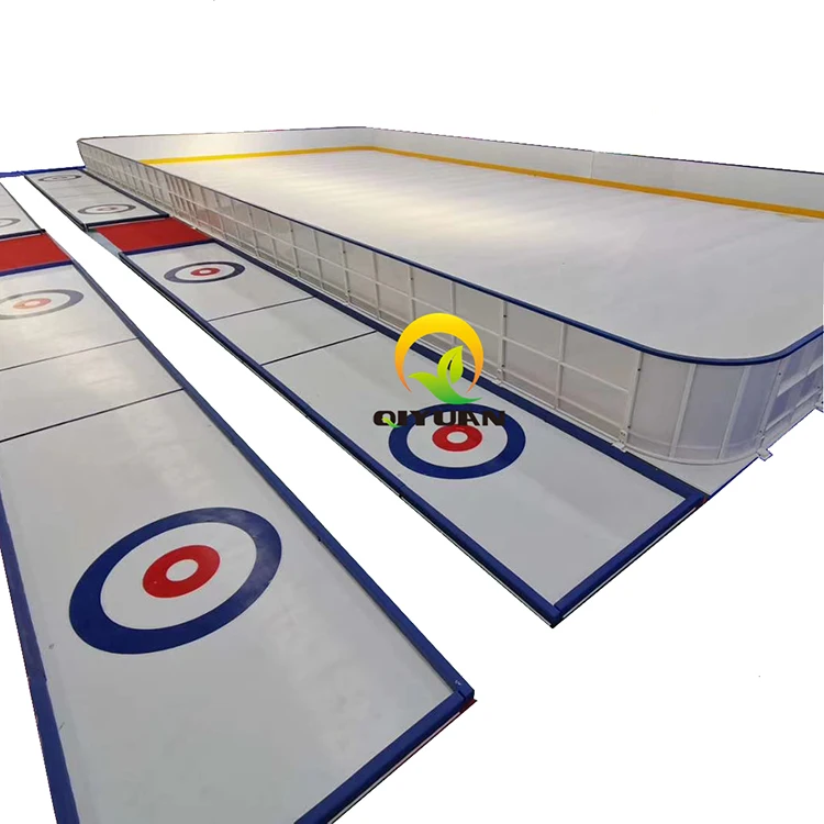uhmwpe plastic ice boards skating  boards or synthetic ice rink for hockey floors