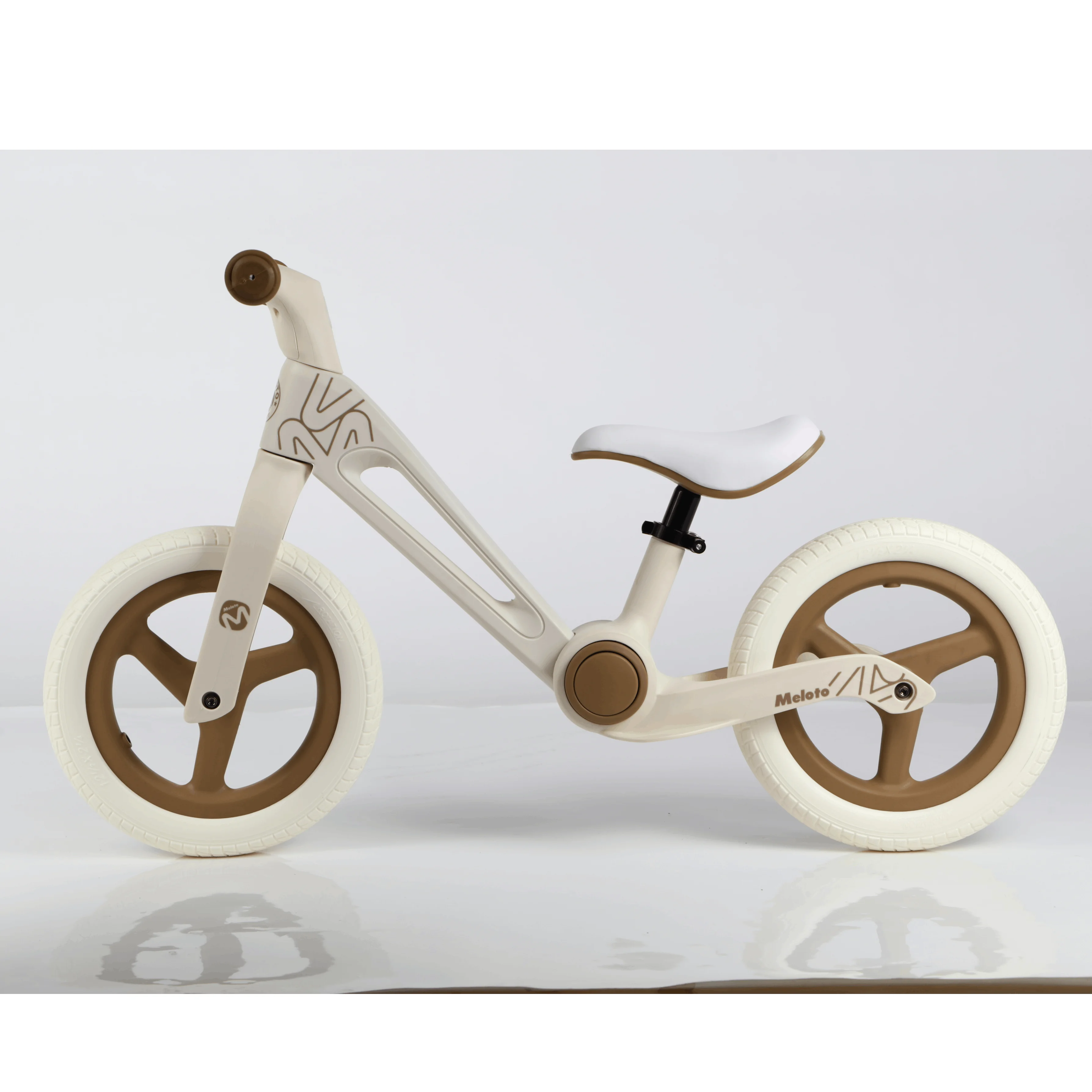 Children Riding Cycle Kids balance Bike 2-in-1 Baby Walker No Pedals Nylon Foldable Push Bike For Toddler 12 Inch Race Toddler