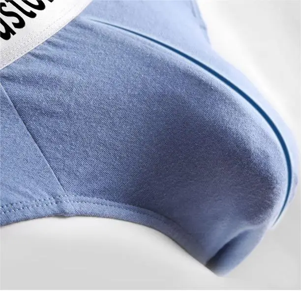 Designer custom own logo  wholesale cotton panty short boxer briefs sexy underwear for man