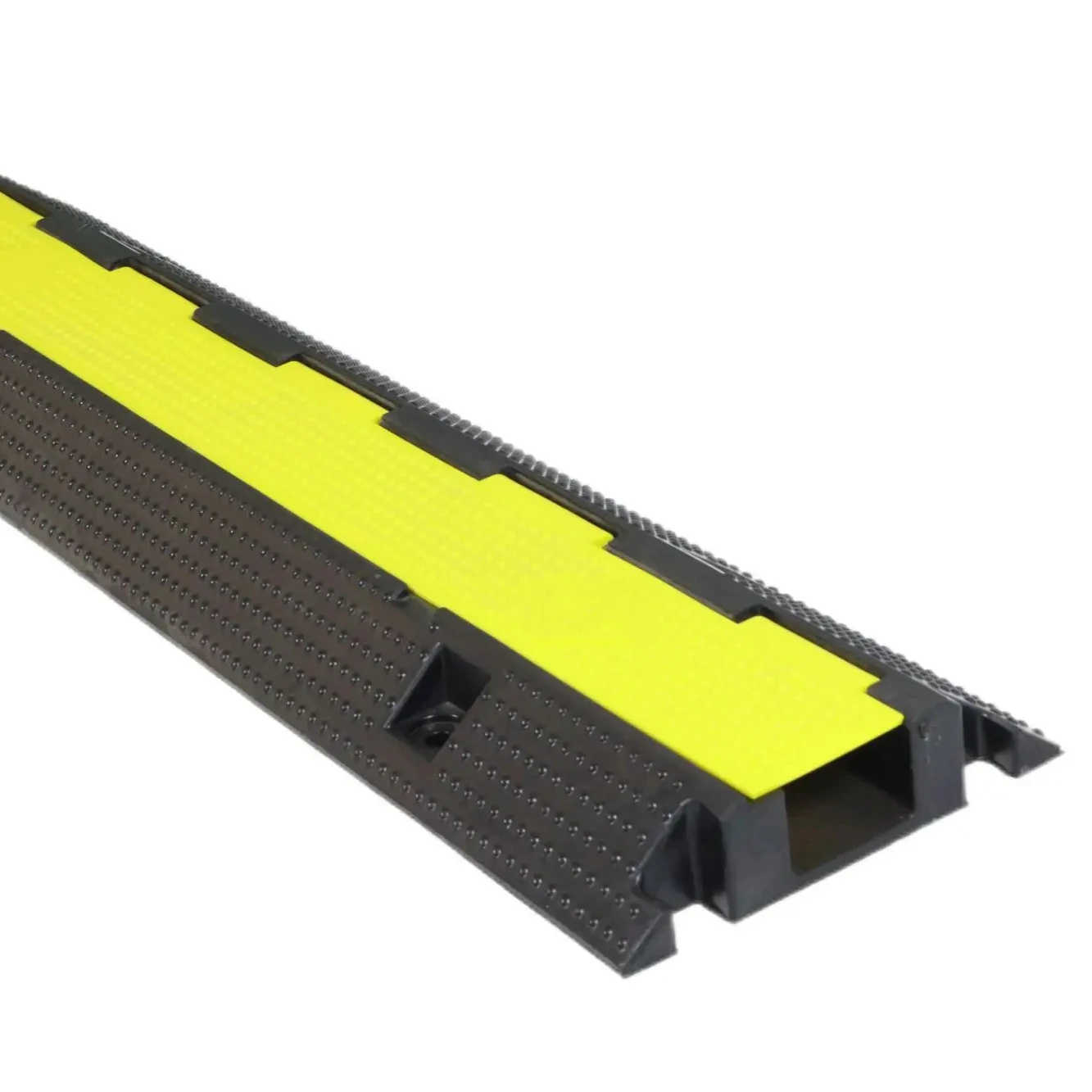 New Car Passage Cable Ramps Traffic Cable Ramp Rubber Floor Rubber 3 Channel Cable Protector