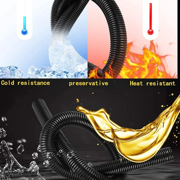 Direct Shipping Oem Flexible Corrugated Electrical Conduit Pipes Waterproof Corrugated Tube