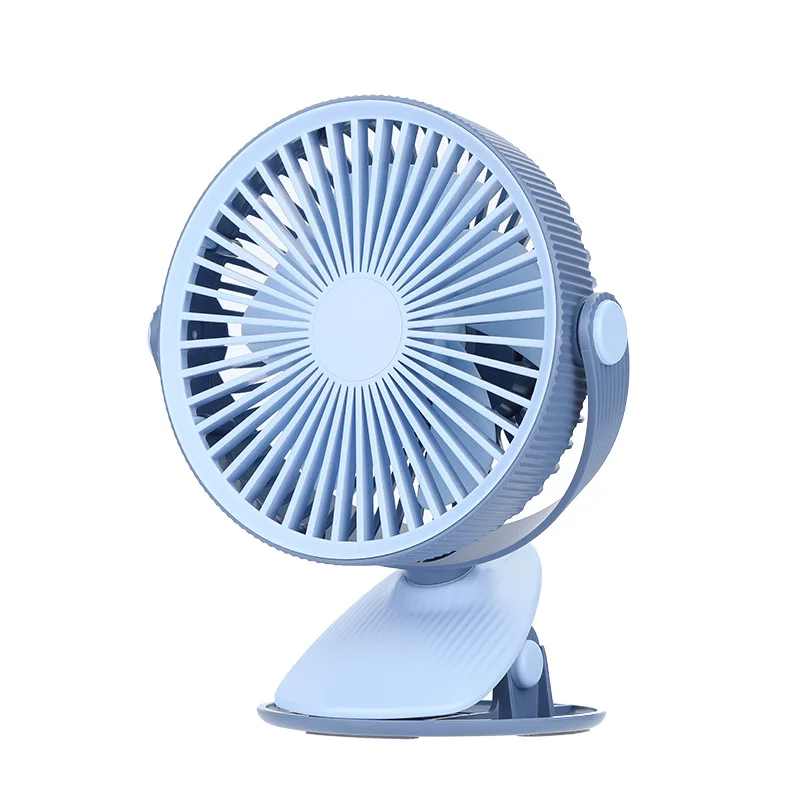 Factory Price Strong Wind 6 Inch Mini Clip Fan USB Rechargeable Portable Desk Fan