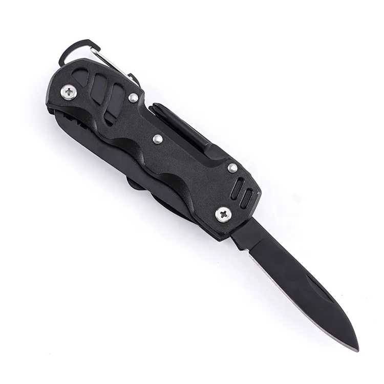 Factory supply directly EDC folding knife 12 iin 1 function open outdoor tool stainless steel Swiss knife outdoor practical tool