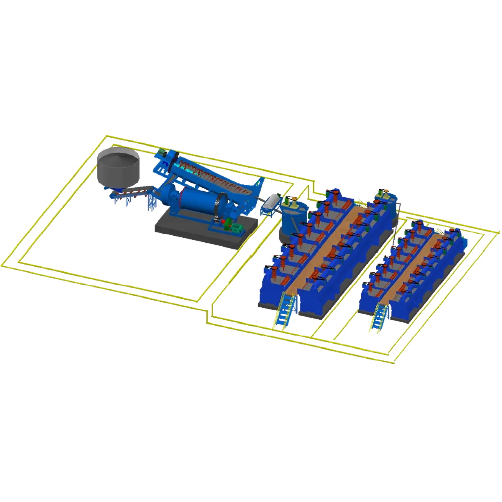 Высокоэффективная графитная Флотационная линия гравитационной сепарации, машина для минерального сепаратора для графитовой руды
