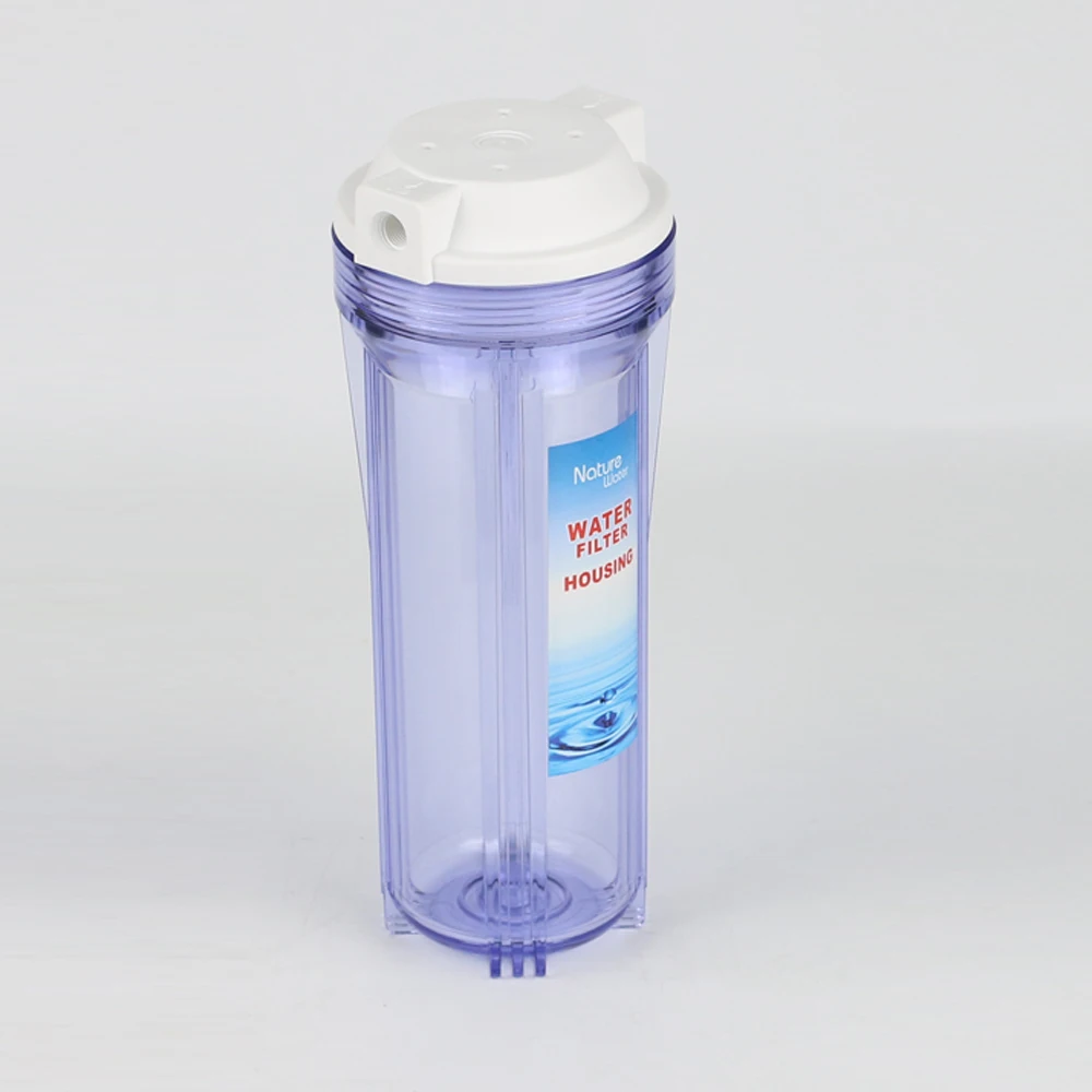 New material PET filter bottle 10 inch water purifier housing for home ro system