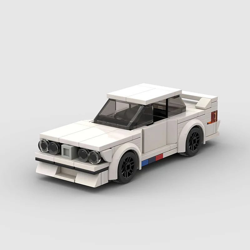 MOC M3 E30 City Car Racing Model Speed Champions Race Classical Technical Vehicle Gift Building Blocks Sets for Kids