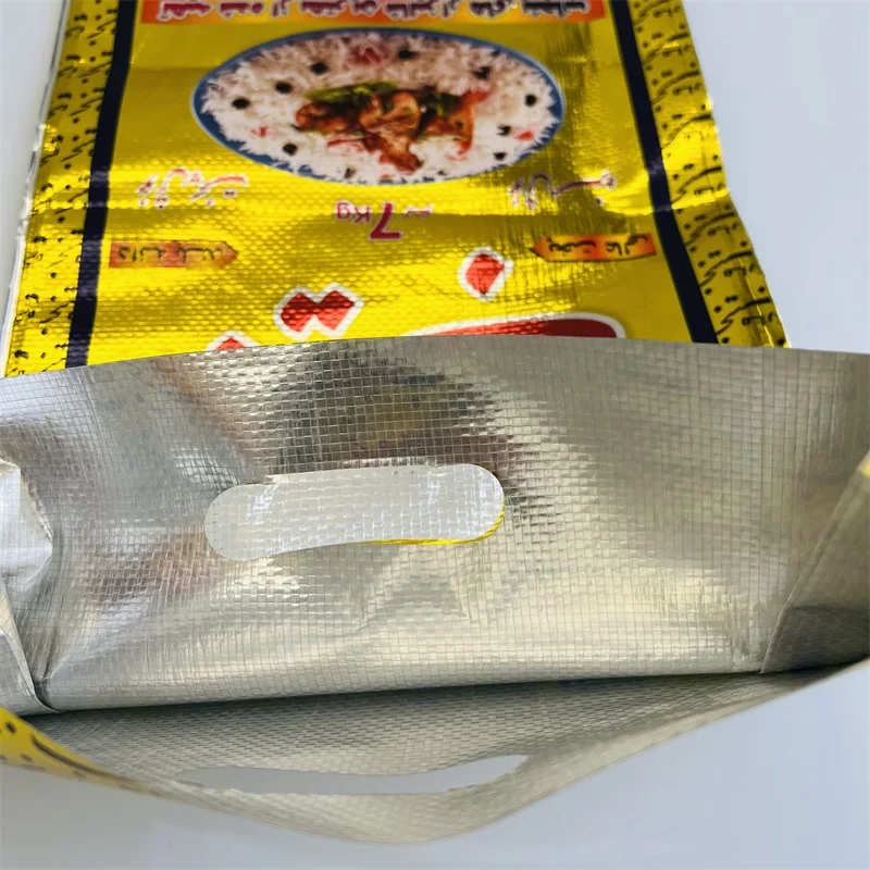 5kg 25kg 50kg empty bopp laminated  transparent detergent packaging sugar corn flour bag pp polypropylene rice sack