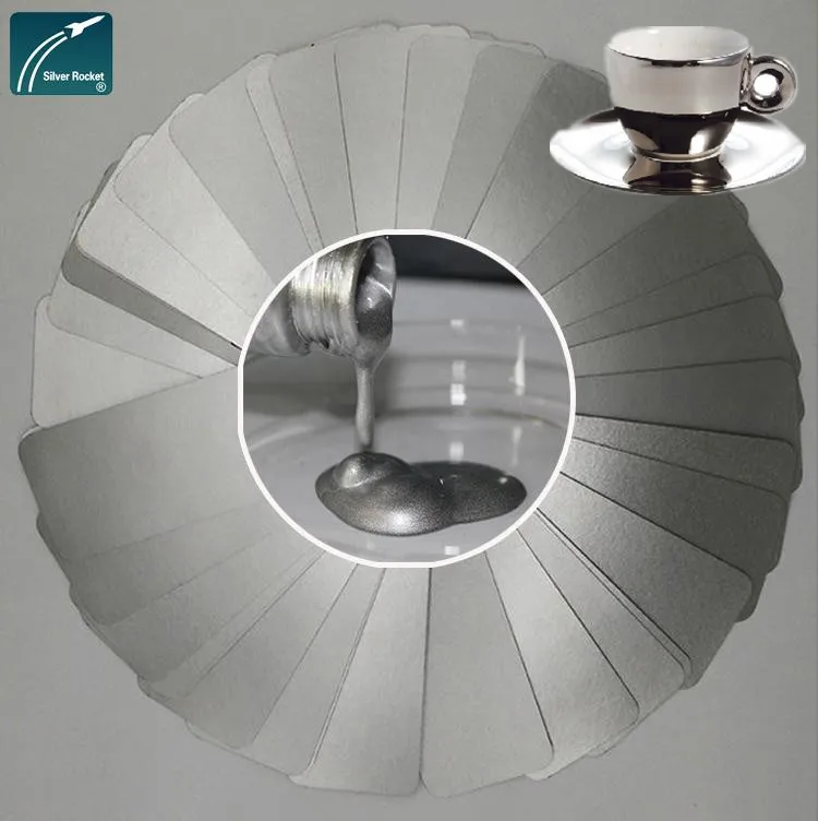 Zhangqiu metallic pigment reflector paint aluminum pigment for silver conductive ink