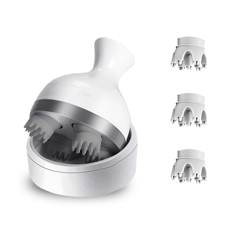 Red Light Rechargeable Wholesale Smart Handy Device Tool Other Massage Product Waterproof Oil Scalp Coper Head Massager Machine