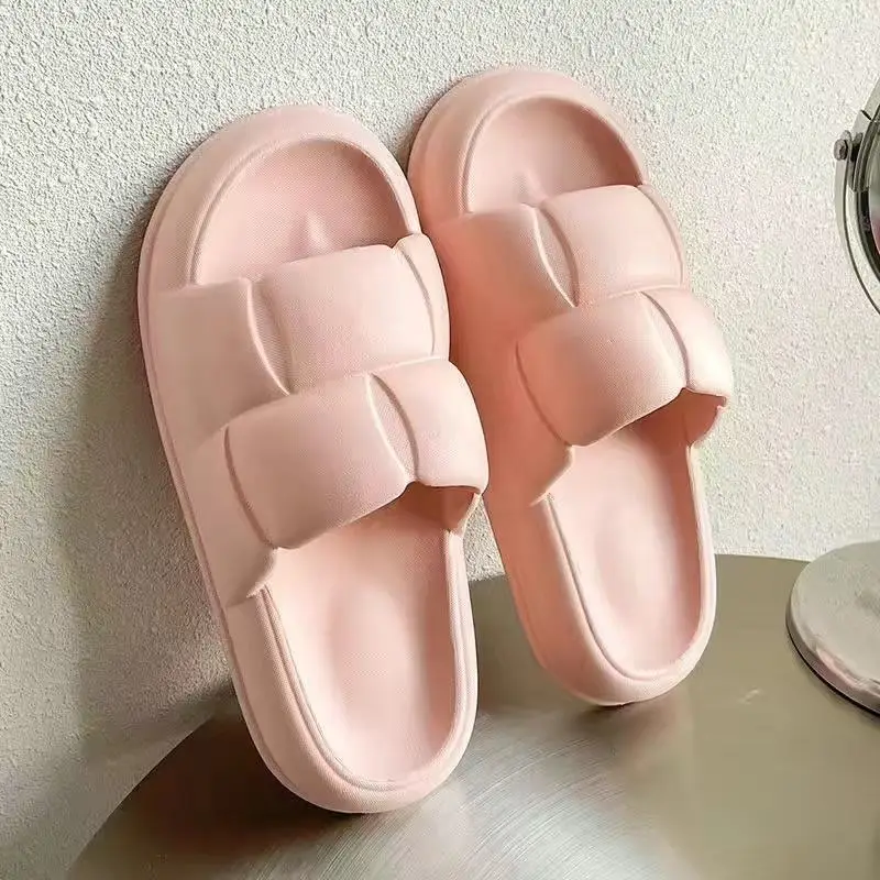 Latest Ladies Non-Slip Solid Color Home Slippers For Women Shoes And Sandals