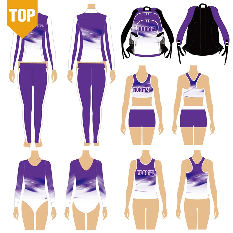 cheerleader backpack cheer practice wear gymnastic leotard youth competition cheerleading dance uniform kids cheer uniforms