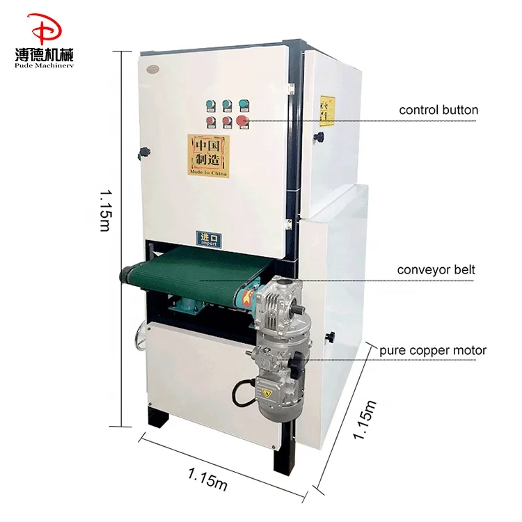 Professional Manufacturing Metal Grinding Machine Flat Sander Plane Polishing Machine