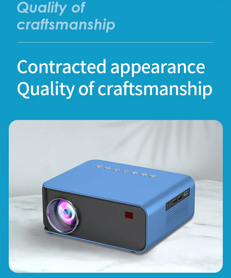 Hot selling New T4 Home Theater LCD Projector with 1024x600p Mini Multimedia LED T4 Projectors