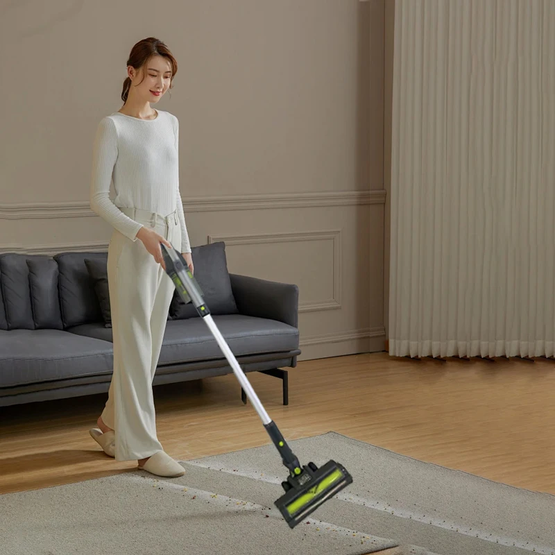 Portable 600W Stick Vacuum Cleaner Big Suction with Vertical Cyclone Design and HEPA Filter Handheld Vacuum Cleaner for Hotels