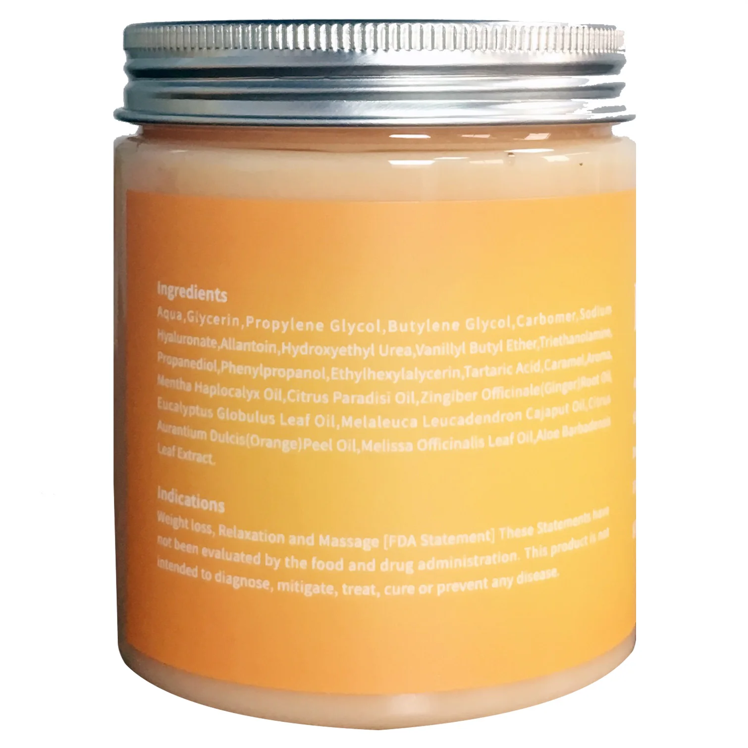 XBY Wholesale Private Label 250g Herbal Vegan Organic GMP Weight loss Hot Sweat Gel Body Flat Tummy Hot Slimming Cream