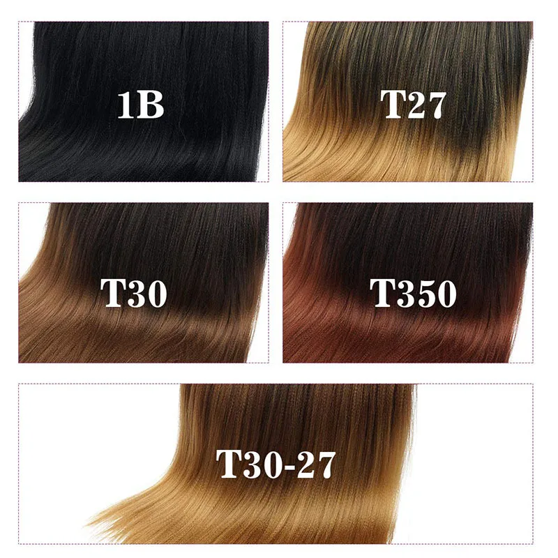 Synthetic Pre Stretched Yaki Ombre Braiding Hair For Wholesale Braid Hair Prestretched Braiding Hair