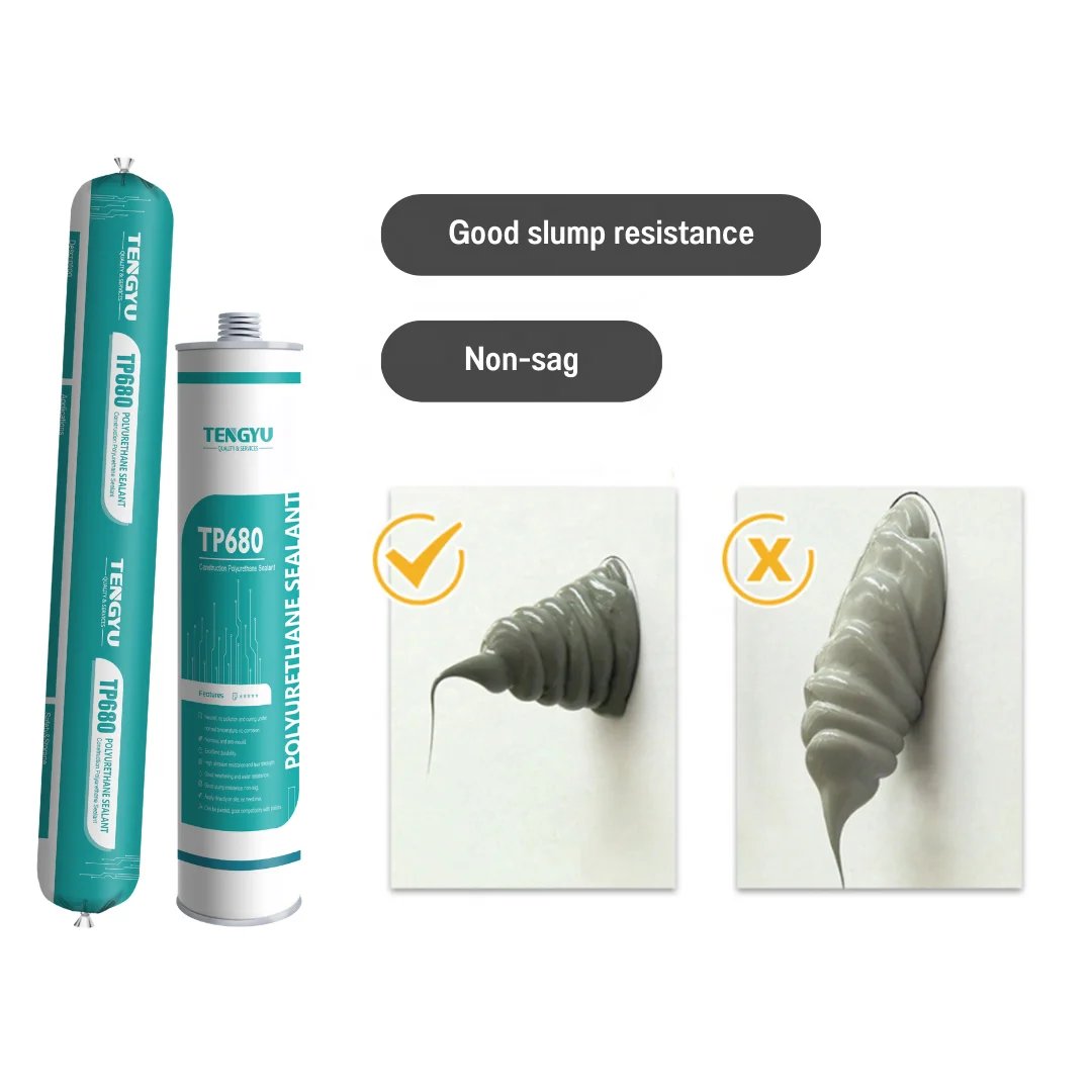 sikaflex quality Excellent adhesion Flexible Elastic pu sealant 600ml polyurethane sealant for concrete