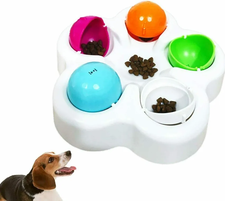 
2021 Amazon Hot Sale Pet Iq Toy Dog Puzzle Toys Puppy Treat Dispenser Interactive Dog Toys Bowl 