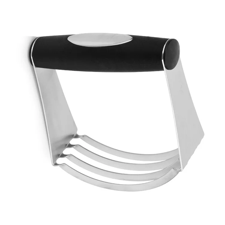 Good quality stainless steel pastry cutter dough blender with anti slip handle Oil level mixer