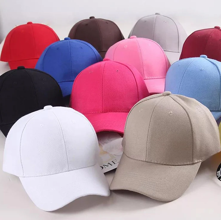 custom logo professional unisex new trend wash solid white black cotton sport baseball cap oversized australian hat for men