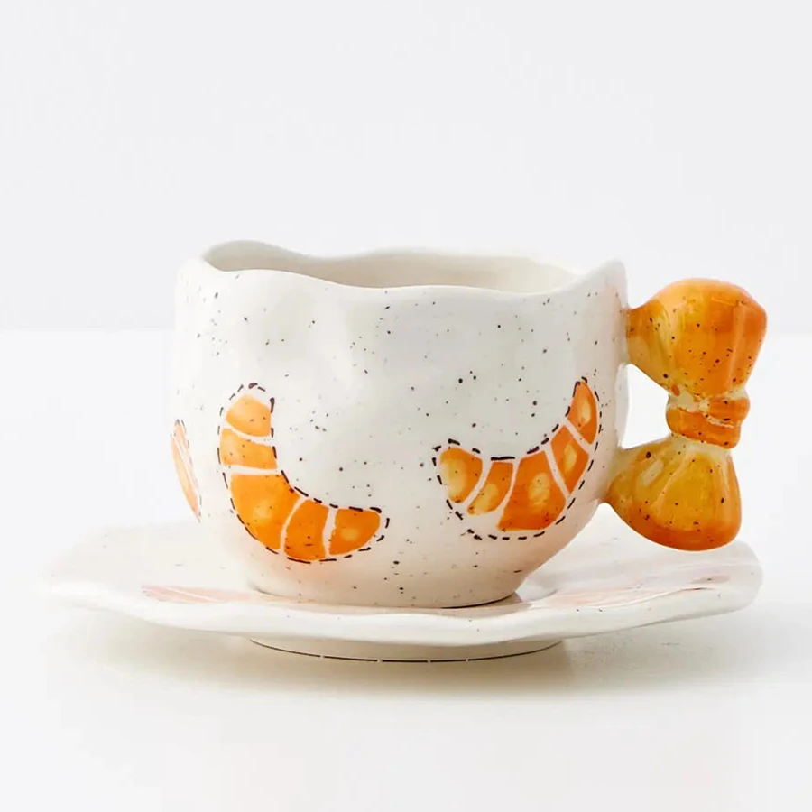 Nordic Modern Creative Ceramic Mug Coffee Cup Woman Body shaped Mug for Coffee Milk