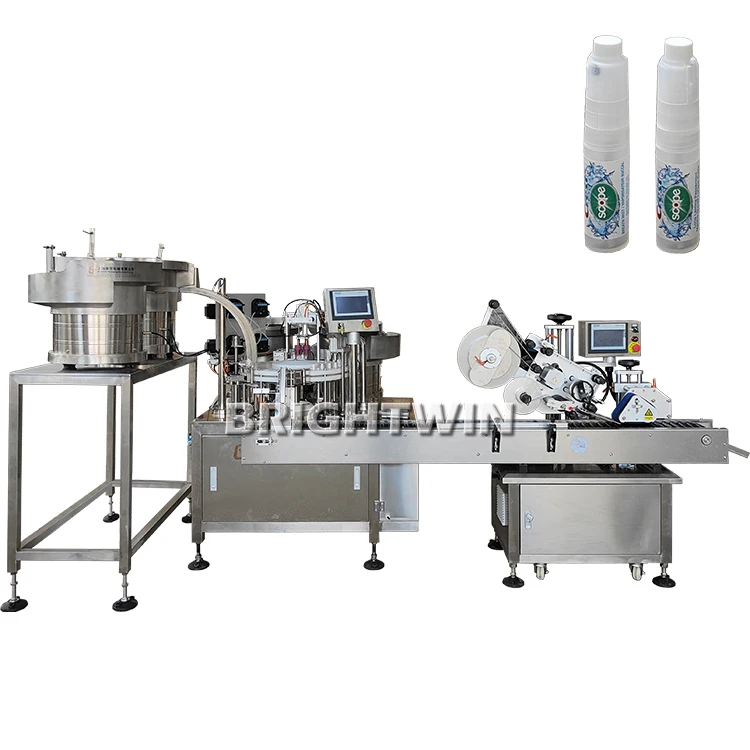 automatic ivd reagent tube filling capping sealing machine