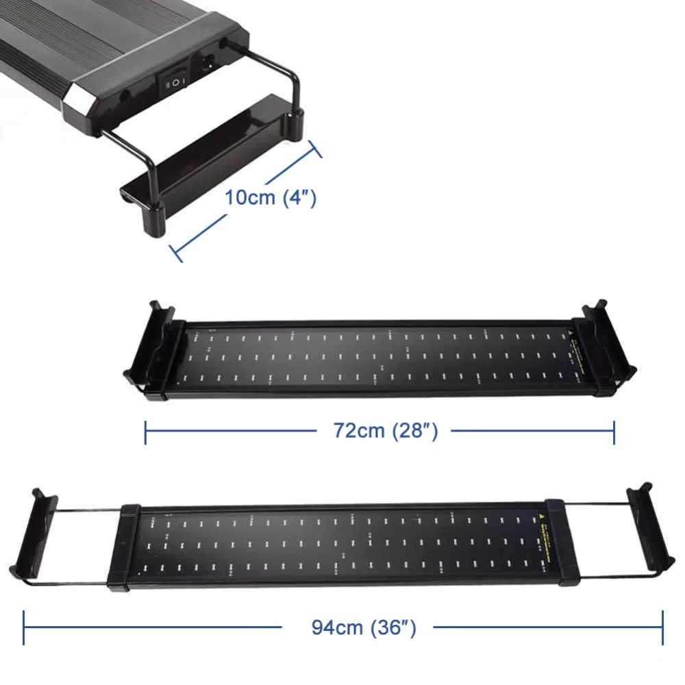 
Wholesale RoHS 30cm LED Aquarium Light with Blue and White Light 