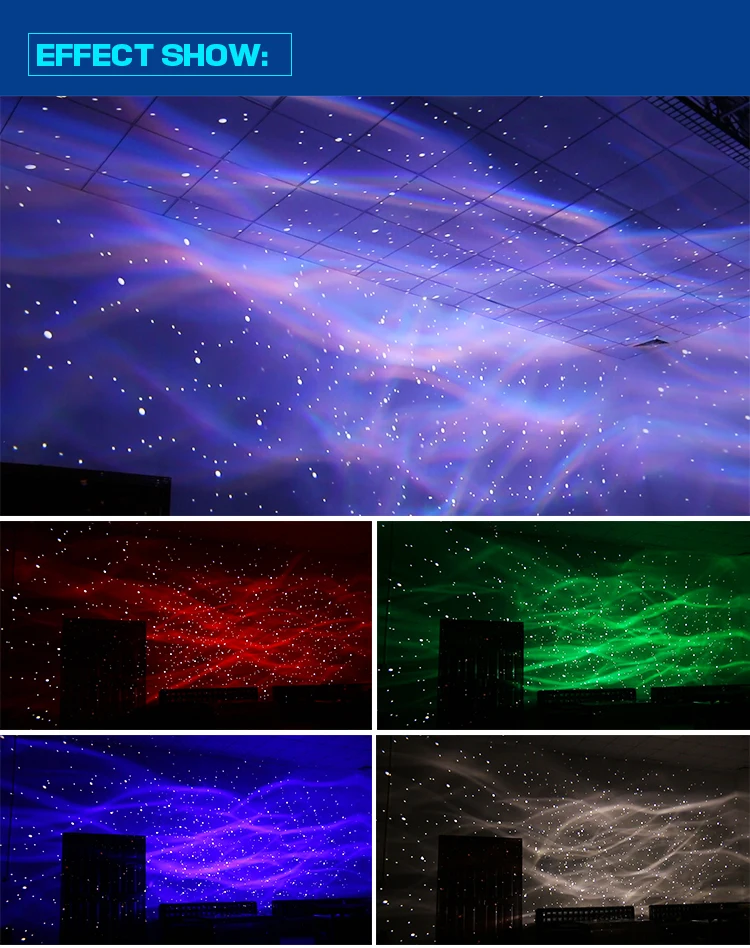 Outdoor IP65 LED Water Effect Lights Firefly Laser Light Projector