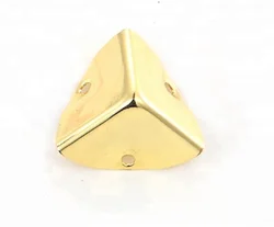 Eco friendly durable brass fan shaped corners for box