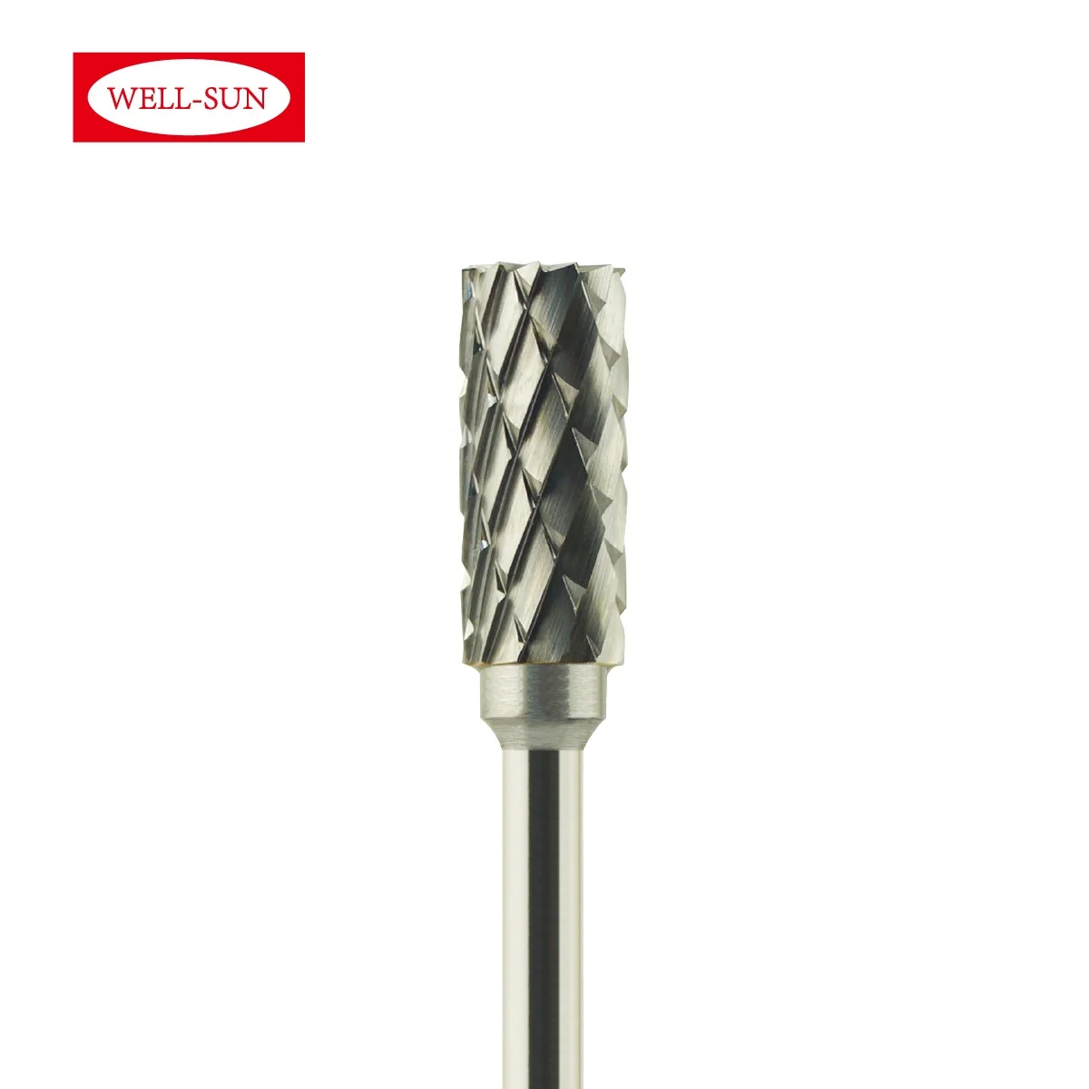 B-06-300186 Factory Cylindrical With End Cut Tungsten Rotary Carbide Burr 3mm shank Removing Metal Working Bur