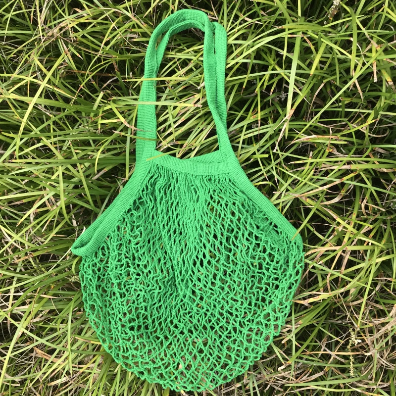 Wholesale 100% Organic  Eco-Friendly Packaging Fruit Vegetable Recyclable Fruit Small Jute Organic Cotton Bag