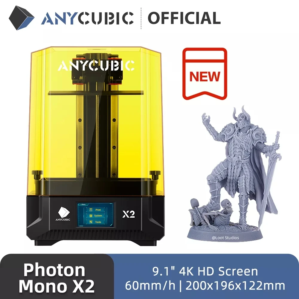 ANYCUBIC Photon Mono X2 Lcd Resin Impresora Imprimante  3d Printer Machine