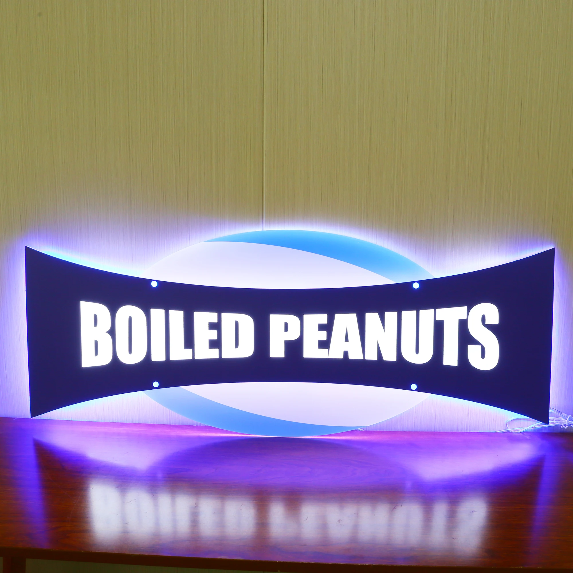 Restaurant lighted sign letters Signage Signboard Designs for Shops 3D Electronic LED Outdoor Sign Board Logo