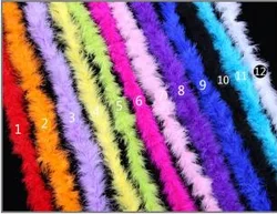 Wholesale Turkey Feather Boa Marabou Feathers Fringe Trim For Holiday Decoration