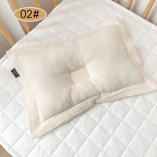 Wholesale Baby Pillow Head Protector Cotton Newborn Protective Pillows Infant Sleeping Cushion Pillow for 0-1 Years